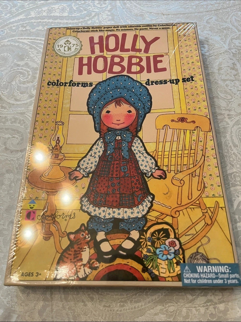 Holly Hobbie Coloring & Dress-Up Set NWT 1975 Colorforms Set in Shrinkwrap!